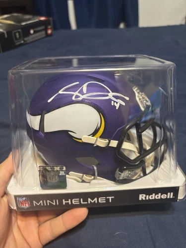 Sam Darnold Minnesota Vikings Signed Autographed Speed Mini Helmet Fanatics