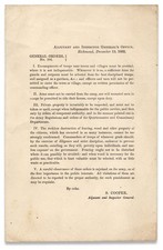 S. Cooper, Adjutant and Inspector General [General Samuel Cooper, C.S.A.]…