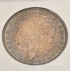 🔥 Brillant Toned 1898-P Morgan Dollar ~NGC MS63~ Old NGC Brown Labe🦅l #344