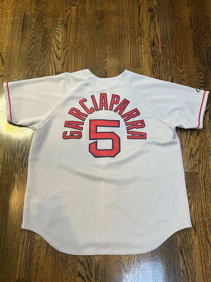 Authentic Majestic 1999 Boston Red Sox Nomar Garciaparra 5 Jersey Mens XL - Image 3 of 4