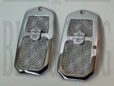 1970-1972 Chevy Chevelle Chrome Mesh Door Jamb Vents Tiarra Triple Weave Jams