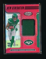 AHMAD GARDNER 2022 PANINI CERTIFIED NEW GENERATION RC JERSEY MIRROR RED #/99