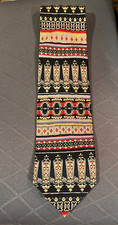 Daniel de Fasson Tie Silk Necktie Geometric BRIGHT and  Elegant 100% Silk