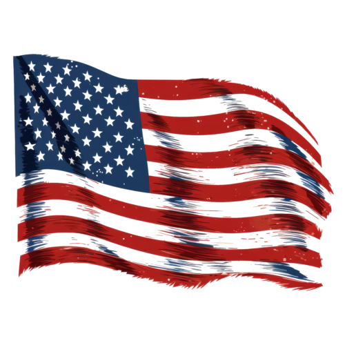 Autocollant voiture sticker drapeau américain autocollant - Photo 1 sur 1