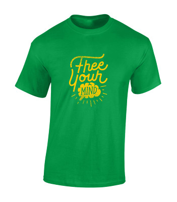 Free Your Mind Funny Cool Design Joke New Comedy Unisex T-Shirt