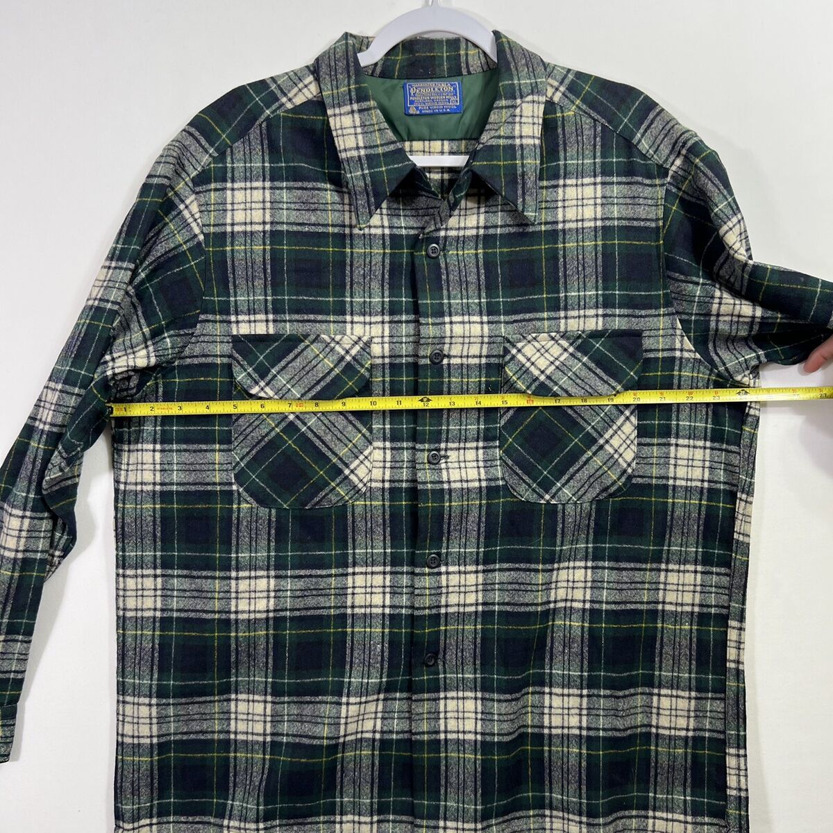 Vintage 70s Pendleton Virgin Wool Campbell Tartan Long Vintage 70s Pendleton Virgin Wool Campbell Tartan Long