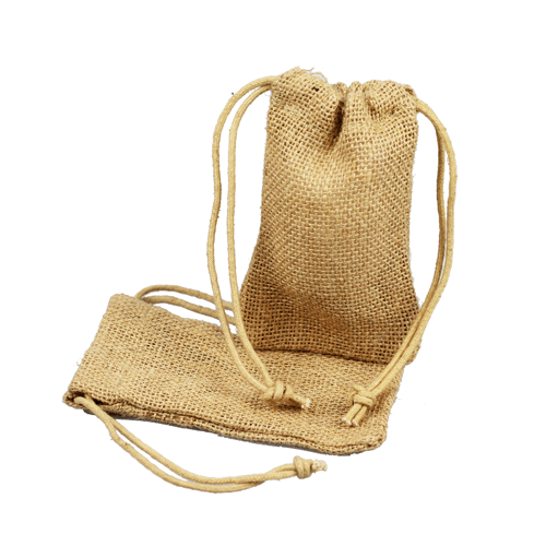 3" x 5" Burlap Party Favor Bags with Jute Drawstrings 12 Pack (9 Colors) - Picture 2 of 9