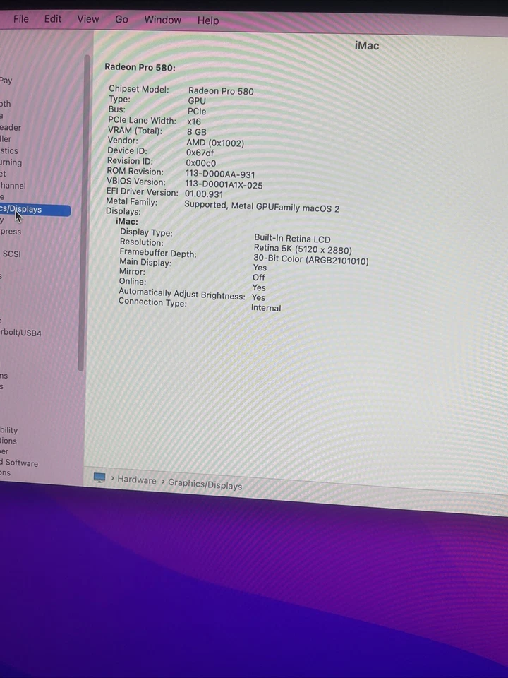 APPLE iMac Retina 5K 27-inch A1419 Core i7-7700K 4.2GHz 1TB SSD 16GB RAM - Image 4 of 4