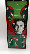 Buddy Elf Crew Socks Mens Size 8-12 Three Pair Red Green Christmas In Box