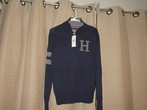 tommy hilfiger letterman sweater