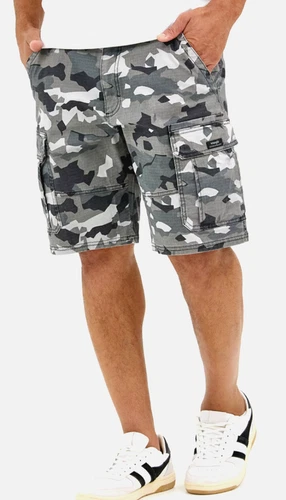 Men's Wrangler Camo RipStop Cargo Shorts w/ Stretch Relaxed Fit CHOOSE SIZE New