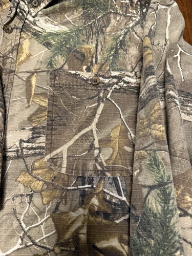 Bushmaster Camo Realtree Longsleeve Button Up Shirt Men's Size 2XL Ripstop - Picture 7 of 11