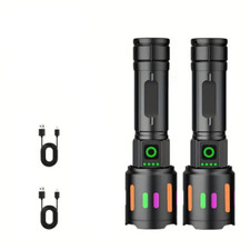 350000000 Lumen Super Bright Led Tactical Flashlight Rechargeable Led Work Light
