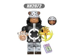2 inch Custom One Piece Bartholomew Kuma Minifigure with Base/Power, New/Mint