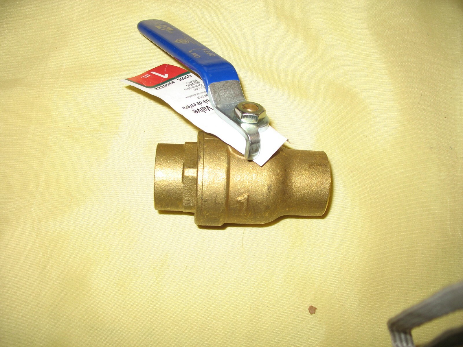 AMERICAN VALVE Brass 1-in Copper Sweat Ball Valve. Item # 369222 Model # G100S