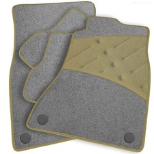 To fit Mercedes SL R230/SL350 Car Mats 2002 - 2012 & Heel Pad [GRFW]