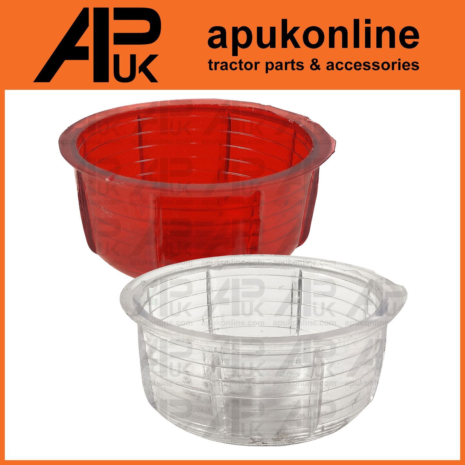 Marker Lenses Red Clear Side Mount Light for Case IH 2400 3210 3220 3230 Tractor