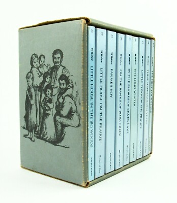 Lot 1-9 LITTLE HOUSE ON THE PRAIRIE Box Set Books Laura Ingalls