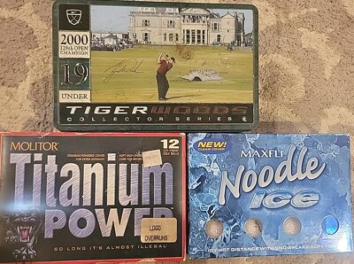 Nike Tiger Woods Collector Series 2 2000 129th Open 39 Golf Balls Noodle Molitor