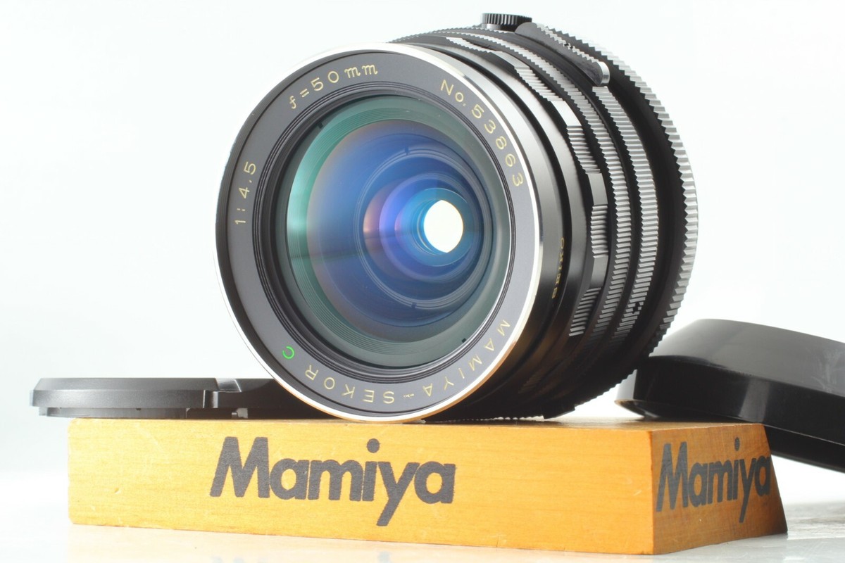 マミヤ Mamiya Sekor C 50mm f/4.5 Lens 0705 Exc+4] Mamiya Sekor C 50mm F4.5 Wide Lens for RB67 Pro S SD