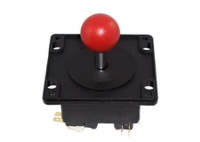 Suzo Happ Ms Pac-Man / Galaga 4-Way Red Balltop Joystick