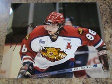 STEVE BERNIER SIGNED 8x10 GLOSSY PHOTO MONCTON WILDCATS NEW JERSEY DEVILS (D)