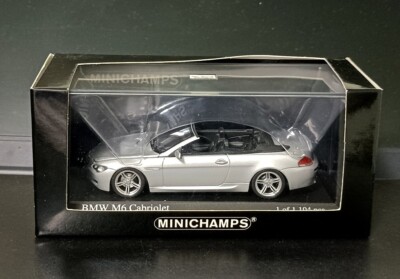 1/43 BMW M6 (E63) Silver Cabriolet 2006 MINICHAMPS | eBay