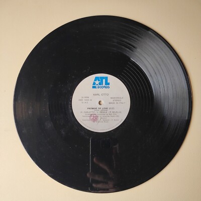 LP KARL OTTO ''PROMISE OF LOVE'' ATL RECORDS ITALY 1994 ELECTRONIC 