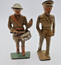 Vintage Grey Iron Soldiers Officer  Drummer
