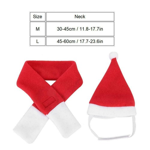 Christmas Hats for Dogs Puppy Pet Cat Xmas Red Holiday Costume Santa