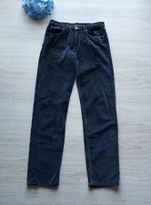 Vintage Z.Cavaricci Modern Basic Velvet Pants Zip Black Women's 26 Made in USA