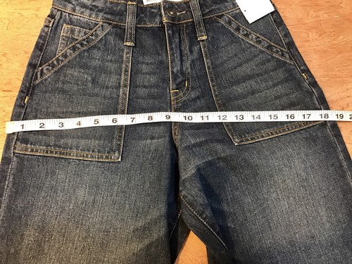Melrose And Market Nordstrom Short Denim Jean With Flared Bottom Size 24 - Bild 6 von 9