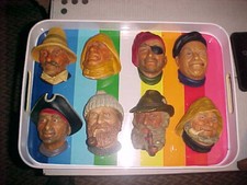 Lot of Bossons Chalkware Heads Congleton Engl...