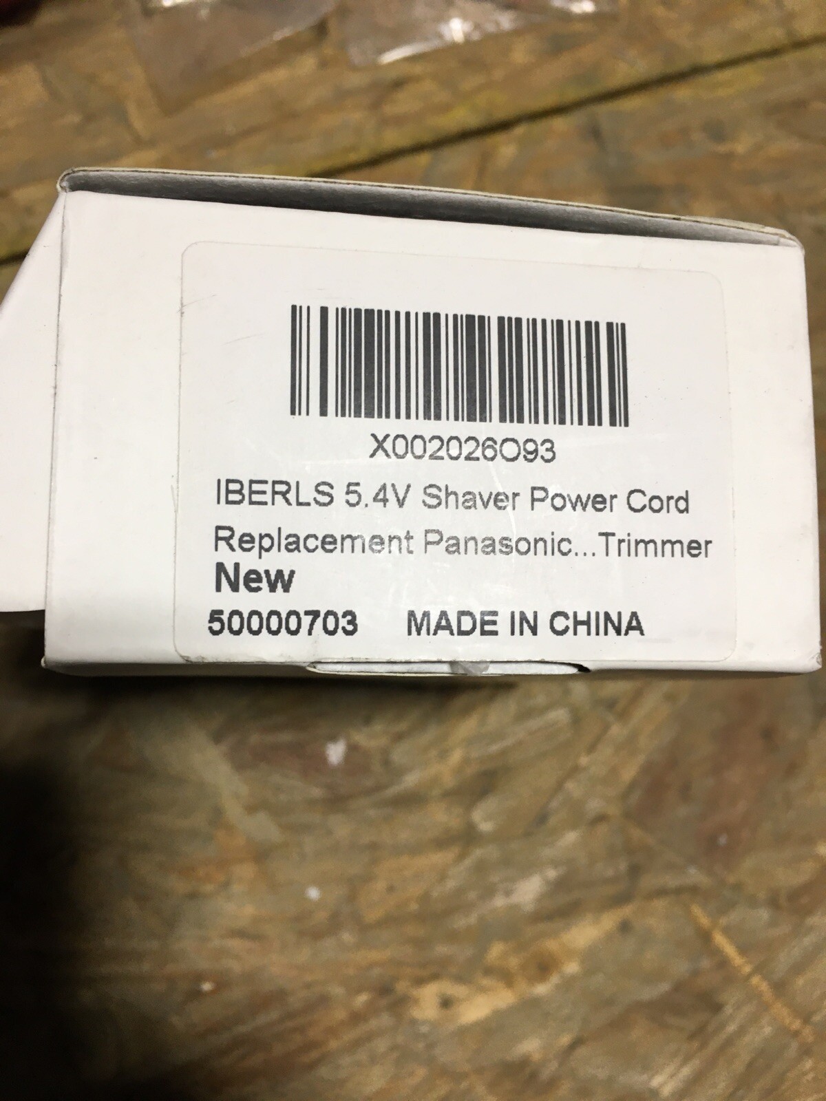 Panasonic  Shaver Trimmer Power Cord Berls Power Supply 5.4 V