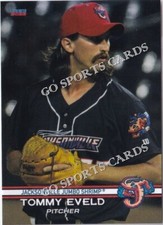 2022 Jacksonville Jumbo Shrimp Tommy Eveld RC Rookie Miami Marlins