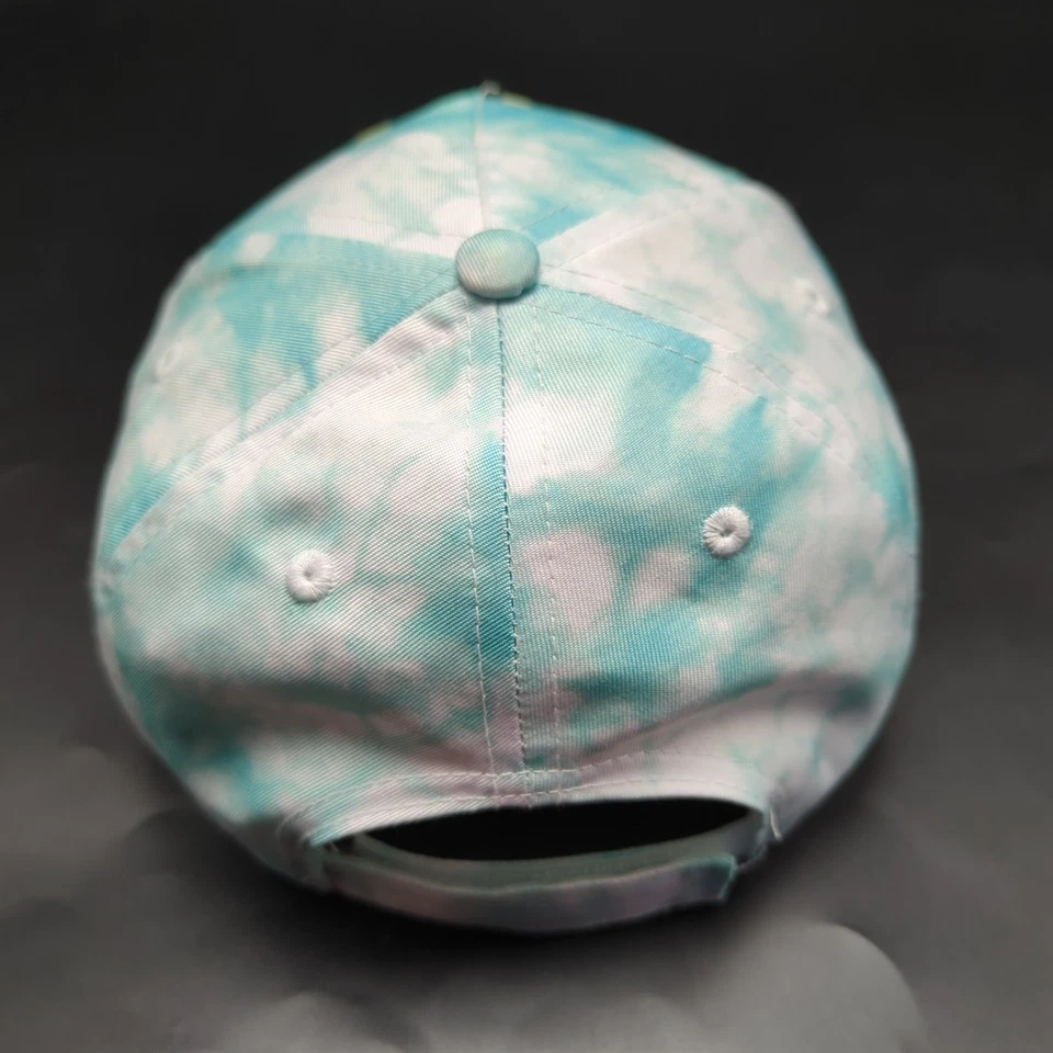 JUSTICE SPORT Sombrero Tie Dye Verde Blanco Gorra Ajustable - Talla Niño/Juvenil Foto 3 de 4