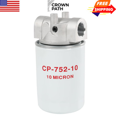 10 Micron Hydraulic Oil Filter Assembly, Spin-On Design, Return Line Filter with