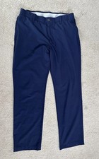Under Armour UA Drive Tapered Golf Pants Navy 36 36x31 Polyester Stretch Men's
