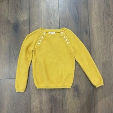 Mini Phoebee Yellow Sweater, Button Neckline, size 100 cm / US 4
