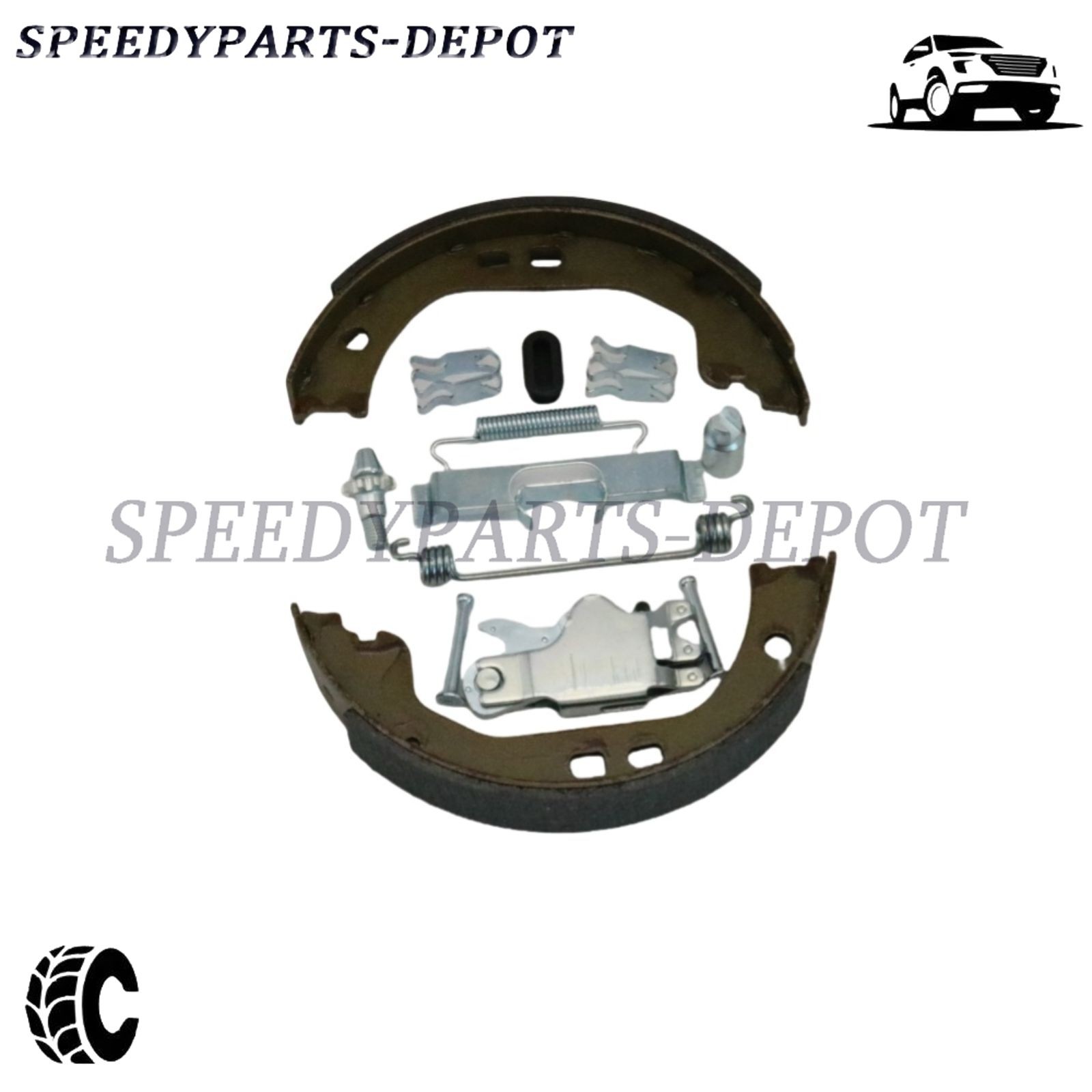 Fits for Maserati Ghibli Quattroporte Parking Brake Shoes & Accessory Fastener