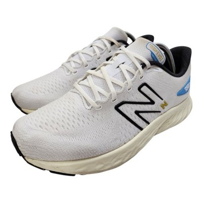 NEW BALANCE Shoes FRESH FOAM EVOZ Mens Size 10.5 Ivory White Running Sneaker