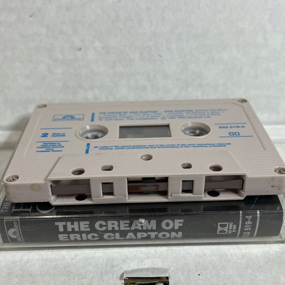 Eric Clapton The Cream of Eric Clapton Cassette Tape 1987 Vintage Aus Pressing - Image 3 of 3