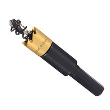 Hole Saw Kit 13mm (1/2"), 4241 High Speed Steel Hole Cutter,Gold