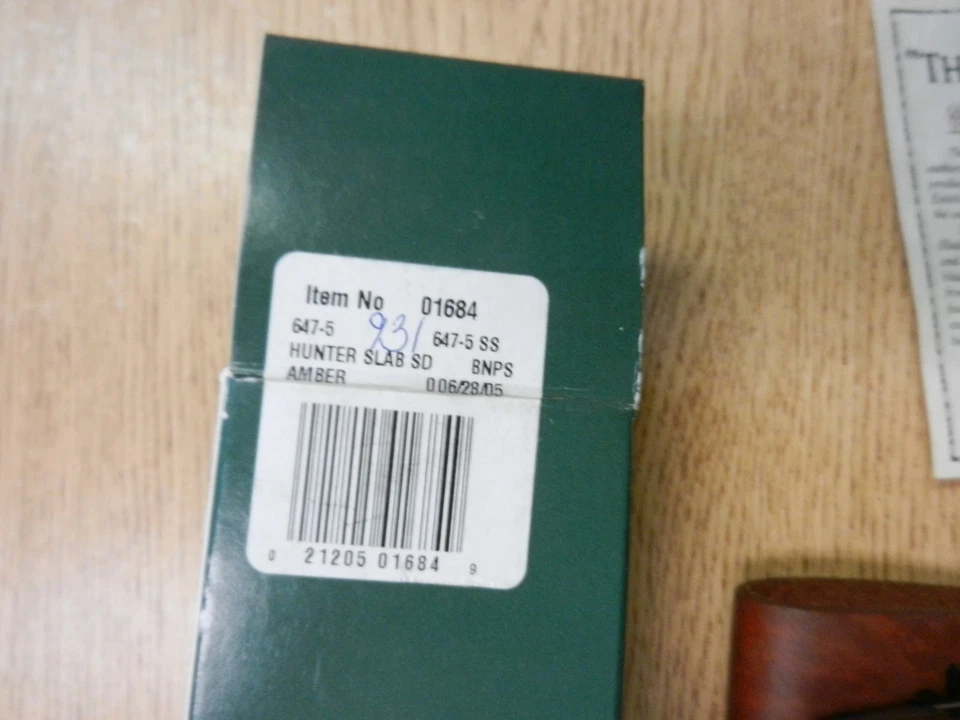 Nuevo cuchillo de hoja fija Case XX Slab Hunter 2005 647-5SS PA. Comisión de juego sin usar Foto 2 de 4