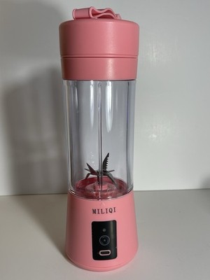Portable and Rechargeable Battery Juice Blender - Pink - Smoothie - Drinks