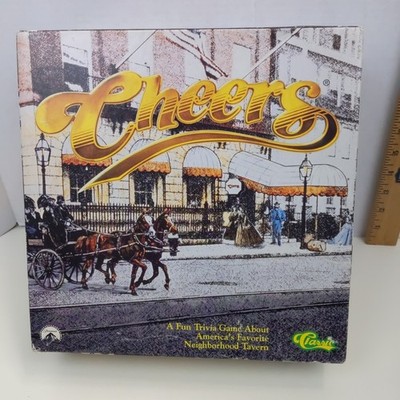 Cheers Trivia Board Game Classic 1992 Paramount Complete Adult Party
