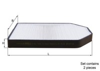 Innenraumfilter Knecht LA 51/S Partikelfilter FüR 4D2 A8 Audi 4D8 D2 TDI Quattro