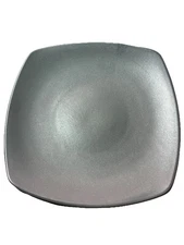 Gibson Elite Gray  Square Dinner Plate 10.5” Stoneware - Replacement