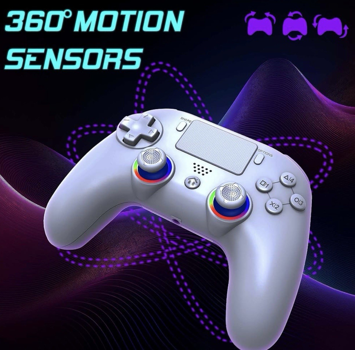 SUBSONIC Controller Wireless PS5 | Paddle Programmabili, LED, Vibrazione, Touch  - 3