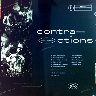 Contractions - Demain Est Annulé LP (New / OVP) `
